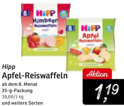 KONSUM Hipp Apfel-Reiswaffeln Angebot