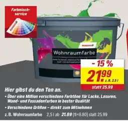 toom Baumarkt toom Wohnraumfarbe Angebot