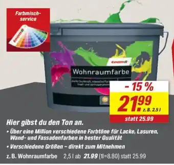 toom Baumarkt toom Wohnraumfarbe Angebot