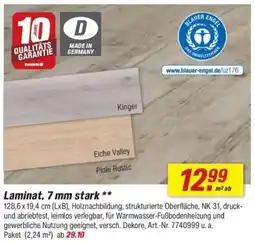 toom Baumarkt Laminat, 7 mm stark Angebot
