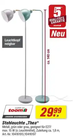 toom Baumarkt Stehleuchte ,,Thea" Angebot