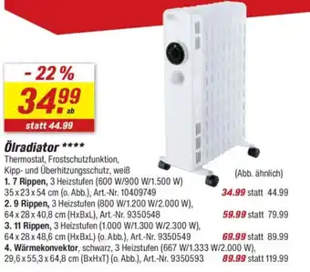 toom Baumarkt Ölradiator Angebot