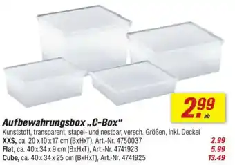 toom Baumarkt Aufbewahrungsbox ,,C-Box" Angebot