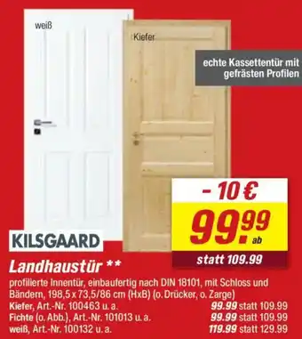 toom Baumarkt KILSGAARD Landhaustür Angebot
