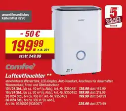 toom Baumarkt Comfee Luftentfeuchter Angebot