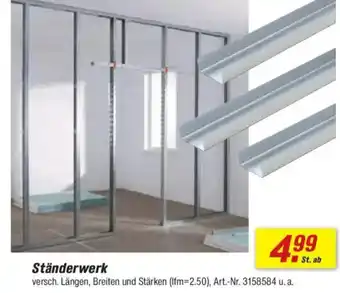 toom Baumarkt Ständerwerk Angebot