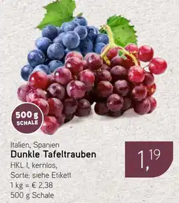 Dornseifer Dunkle Tafeltrauben Angebot
