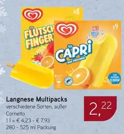 Dornseifer Langnese Multipacks Angebot