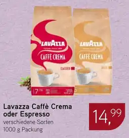 Dornseifer Lavazza Caffè Crema oder Espresso Angebot