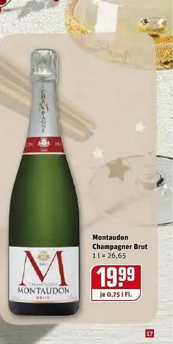 REWE Montauden Champagner Brut Angebot