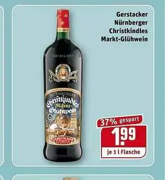 REWE Gerstacker Nürnberger Christkindles Markt-glühwein Angebot