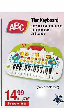 V Markt Tier Keyboard Angebot