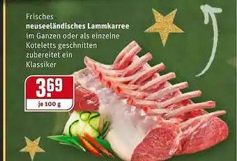 REWE Frisches Neuseeländisches Lammkarree Angebot