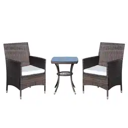Netto Marken-Discount Outsunny Gartenmöbel-Set Metall, PE-Rattan, Polyester, Schaumstoff Angebot
