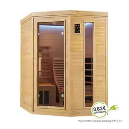 Netto Marken-Discount Artsauna Infrarotkabine Wärmekabine Esbjerg mit Triplex-Heizsystem & Hemlockholz Angebot