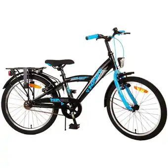 Netto Marken-Discount TPFSports Thombike Kinderfahrrad - Jungen - 20 Zoll - Rücktritt + Handbremsen - Schwarz/Blau Angebot
