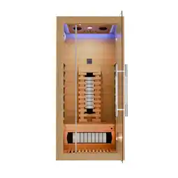 Netto Marken-Discount Artsauna Infrarotkabine Kiruna90 Premium Dual Technologie - Vollspektrumstrahler & Flächenstrahler Angebot