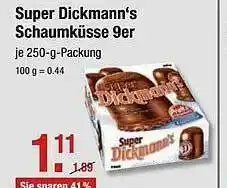 V Markt Super Dickmann's Schaumküsse 9er Angebot