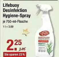 V Markt Lifebuoy Desinfektion Hygiene-spray Angebot