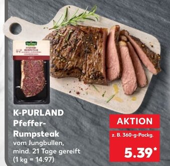 Kaufland K-Purland Pfeffer Rumpsteak Angebot