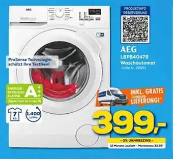 Euronics XXL AEG L6FB40479 Waschautomat Angebot