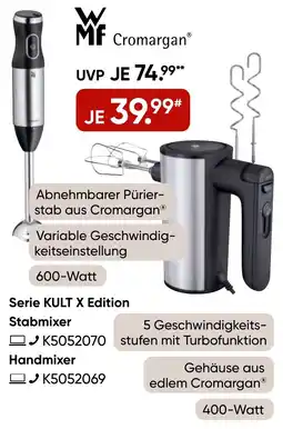 Galeria WMF Serie KULT X Edition Stabmixer oder Handmixer Angebot