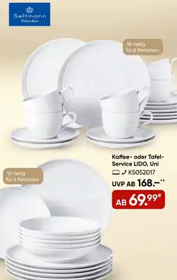 Galeria Seltmann Weiden Kaffee oder Tafel Service LIDO, Uni Angebot