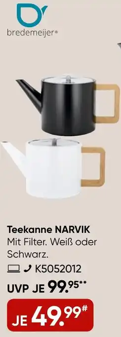 Galeria bredemeijer Teekanne NARVIK Angebot