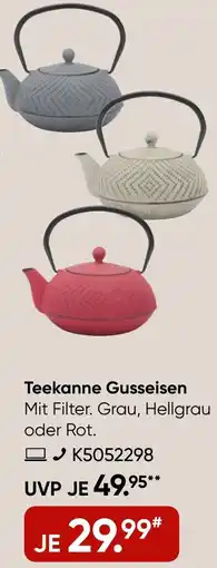Galeria bredemeijer Teekanne Gusseisen Angebot