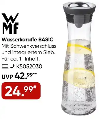 Galeria WMF Wasserkaraffe BASIC Angebot