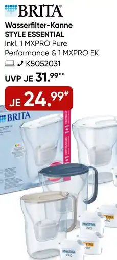 Galeria BRITA Wasserfilter-Kanne STYLE ESSENTIAL Angebot