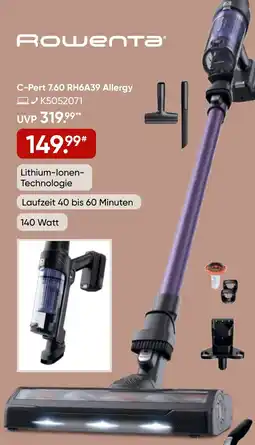 Galeria Rowenta C-Pert 7.60 RH6A39 Allergy Angebot