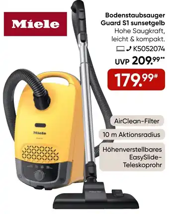 Galeria Miele Bodenstaubsauger Guard S1 sunsetgelb Angebot