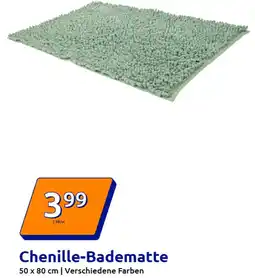 Action Chenille-Badematte Angebot
