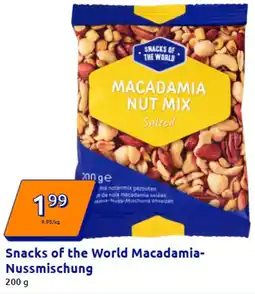 Action Snacks of the World Macadamia Nussmischung Angebot