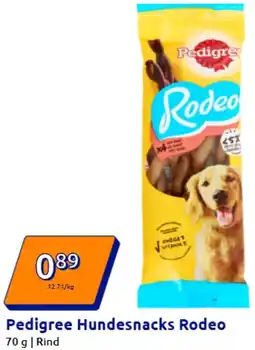 Action Pedigree Hundesnacks Rodeo Angebot