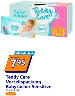 Action Teddy Care Vorteilspackung Babytücher Sensitive Angebot