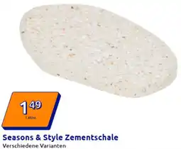 Action Seasons & Style Zementschale Angebot