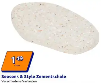 Action Seasons & Style Zementschale Angebot