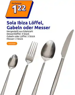 Action Sola Ibiza Löffel, Gabeln oder Messer Angebot