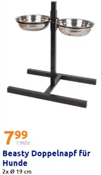 Action Beasty Doppelnapf für Hunde Angebot