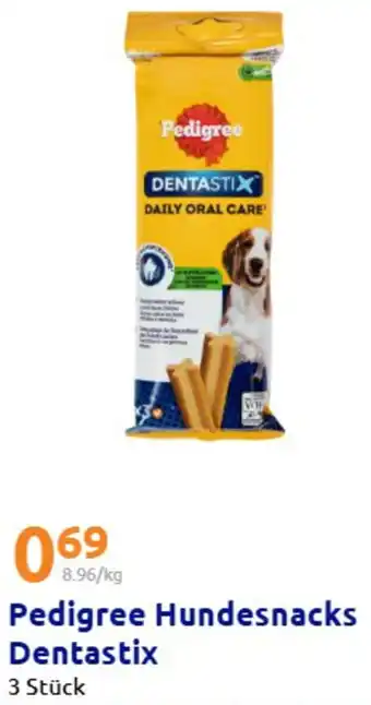Action Pedigree Hundesnacks Dentastix Angebot
