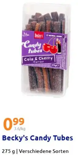 Action Becky's Candy Tubes Angebot