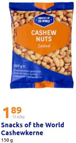 Action Snacks of the World Cashewkerne Angebot