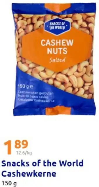 Action Snacks of the World Cashewkerne Angebot