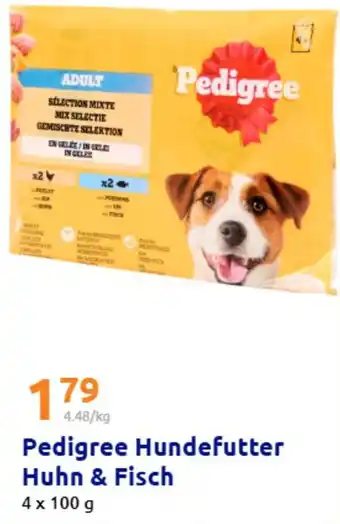 Action Pedigree Hundefutter Huhn & Fisch Angebot
