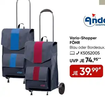 Galeria Andersen Vario-Shopper FÖHR Angebot