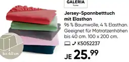 Galeria GALERIA home Jersey-Spannbetttuch mit Elasthan Angebot