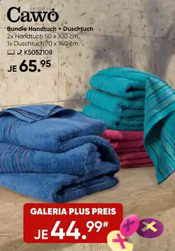 Galeria Cawo Bundle Handtuch + Duschtuch Angebot