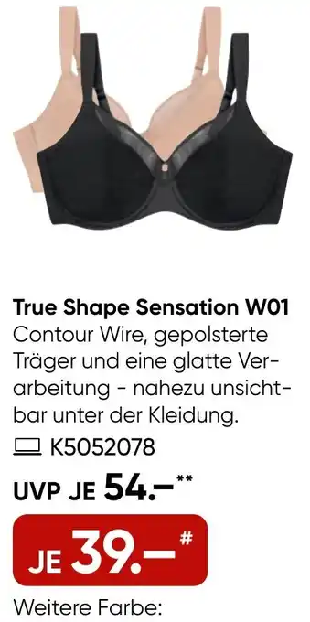 Galeria Triumph True Shape Sensation W01 Angebot